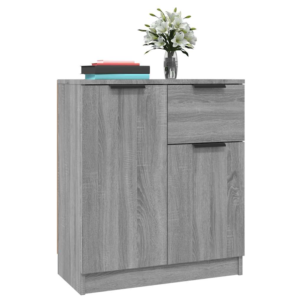 Sideboard Grau Sonoma 60x30x70 cm Holzwerkstoff