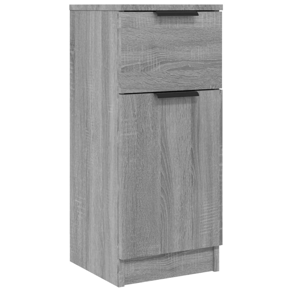 Sideboards 2 Stk. Grau Sonoma 30x30x70 cm Holzwerkstoff