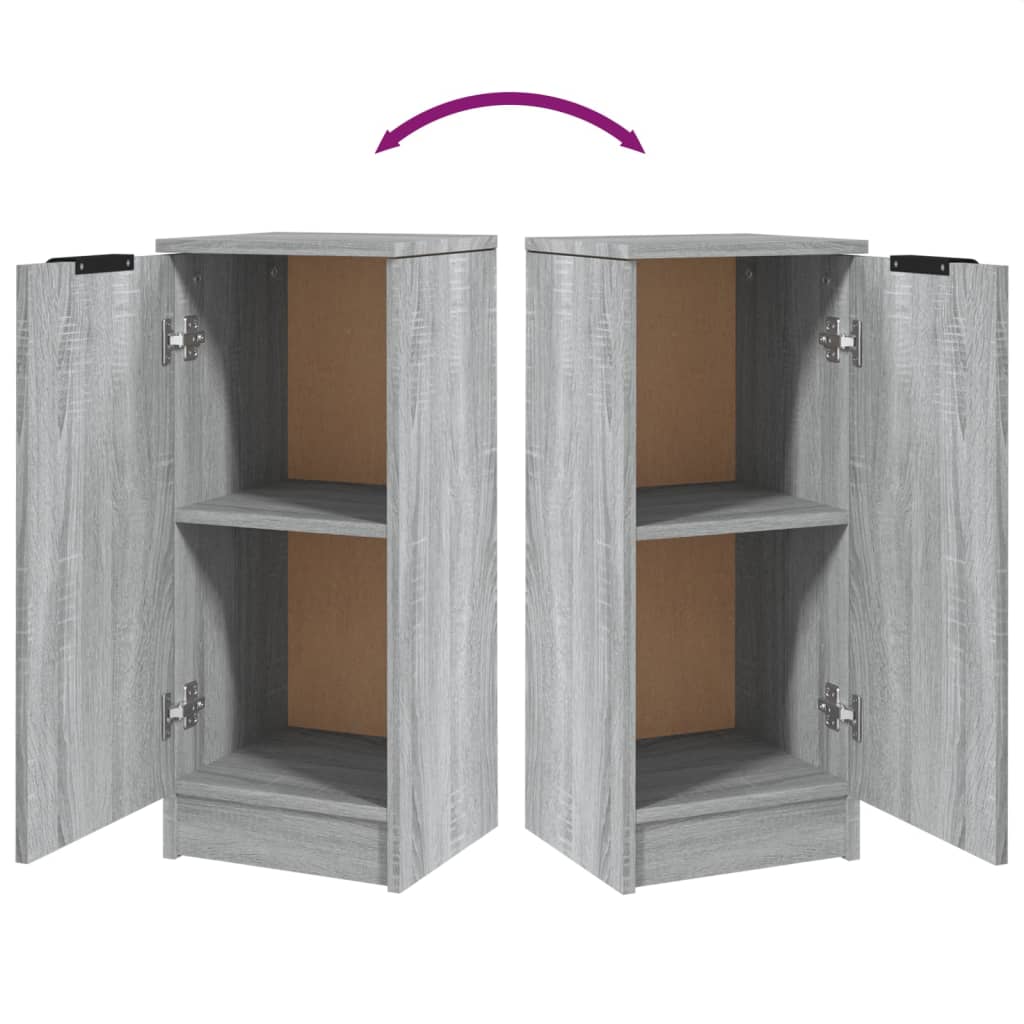 Sideboard Grau Sonoma 30x30x70 cm Holzwerkstoff