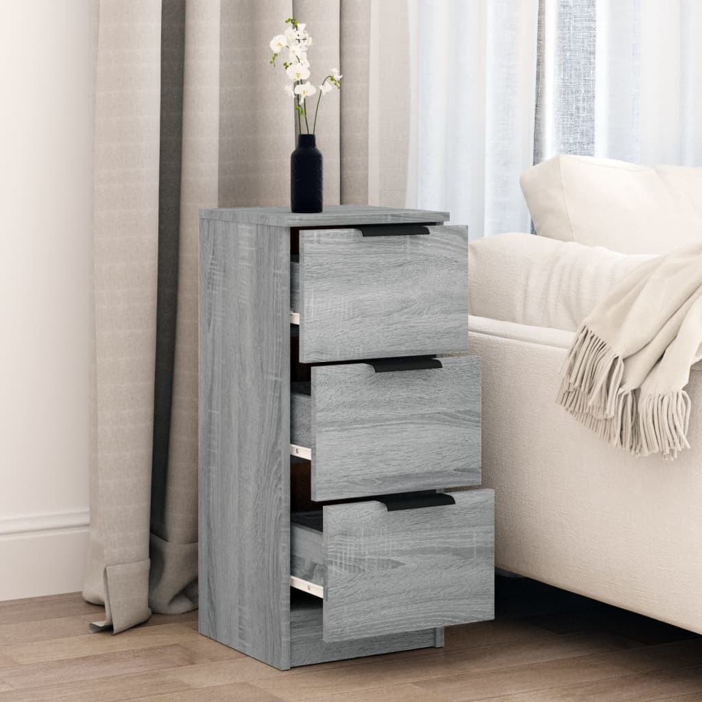 Sideboard Grau Sonoma 30x30x70 cm Holzwerkstoff