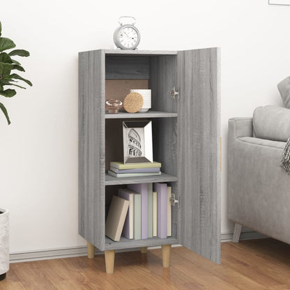 Sideboard Grau Sonoma 34,5x34x90 cm Holzwerkstoff