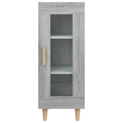 Sideboard Grau Sonoma 34,5x34x90 cm Holzwerkstoff