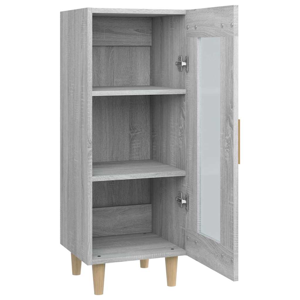 Sideboard Grau Sonoma 34,5x34x90 cm Holzwerkstoff
