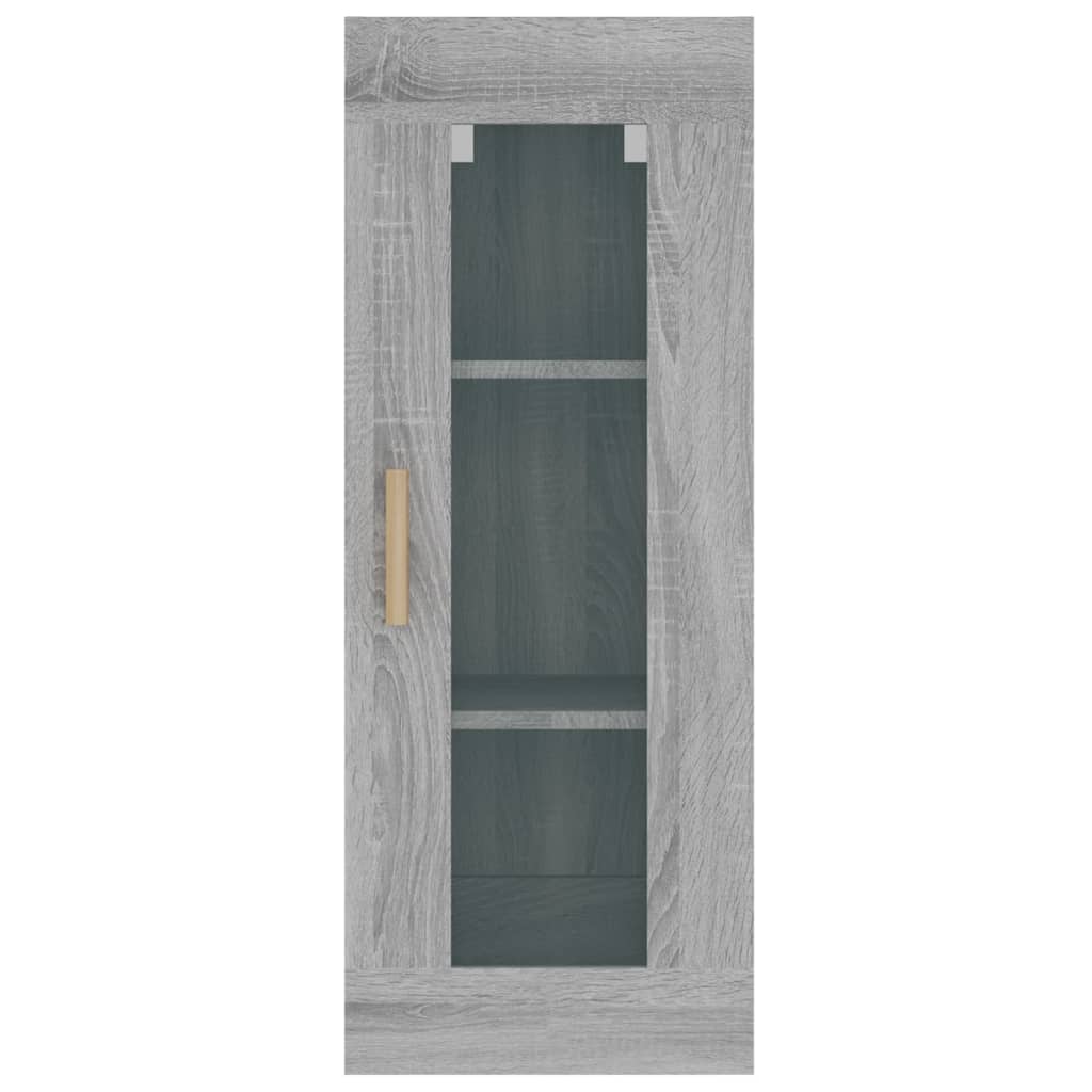Hängeschrank Grau Sonoma 34,5x34x90 cm