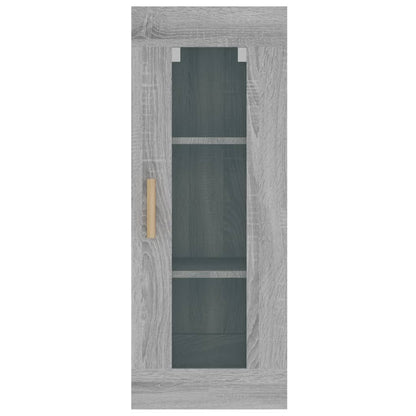 Hängeschrank Grau Sonoma 34,5x34x90 cm