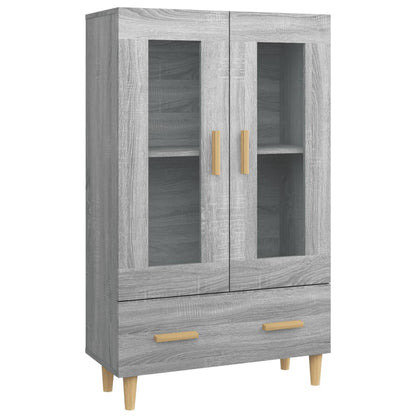 Highboard Grau Sonoma 70x31x115 cm Holzwerkstoff