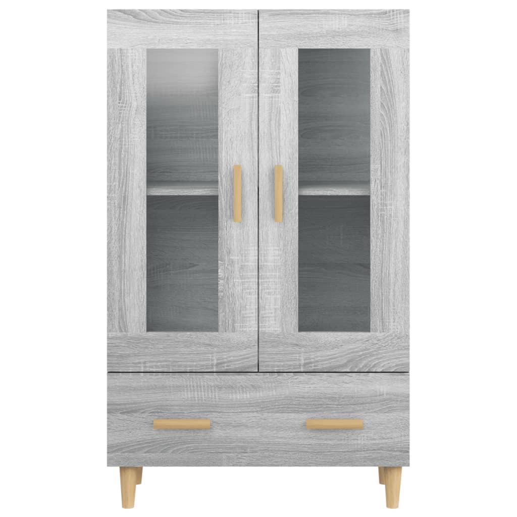 Highboard Grau Sonoma 70x31x115 cm Holzwerkstoff