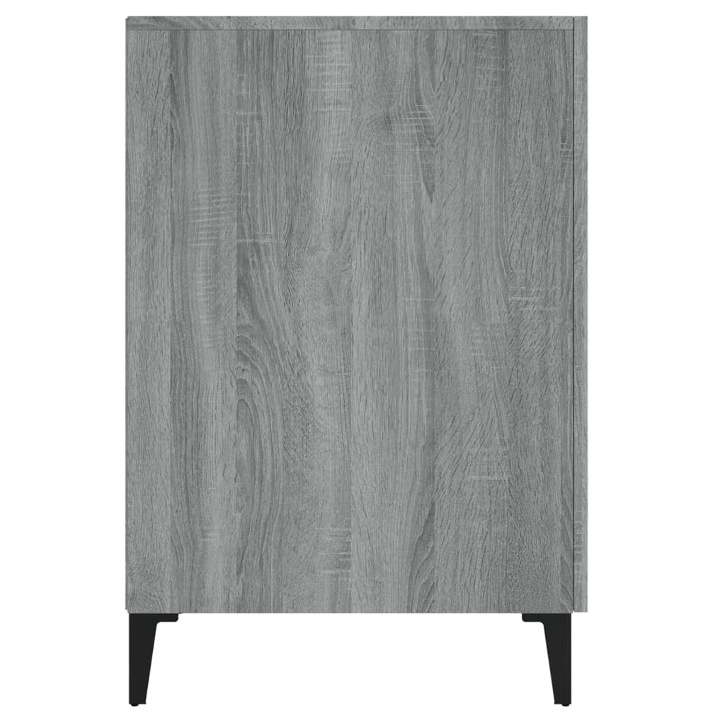 Schreibtisch Grau Sonoma 140x50x75 cm Holzwerkstoff