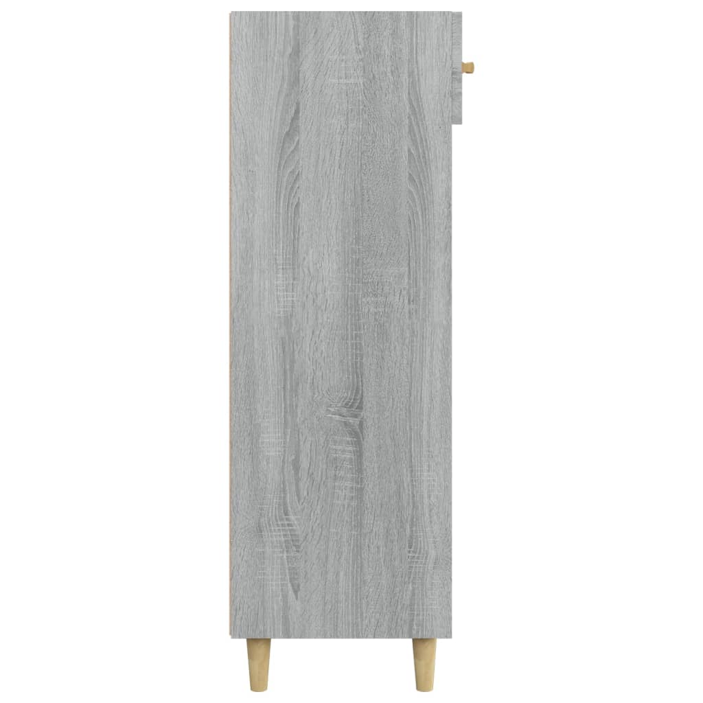 Schuhschrank Grau Sonoma 60x35x105 cm Holzwerkstoff