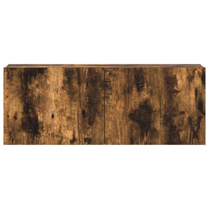 3-tlg. TV-Schrank-Set Räuchereiche Holzwerkstoff