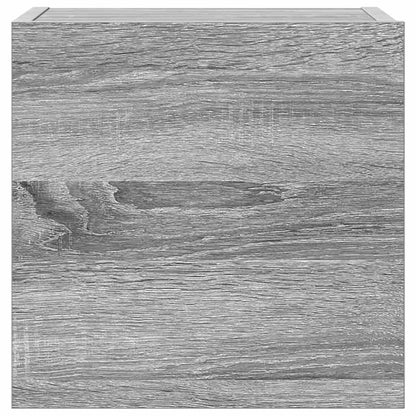 7-tlg. TV-Schrank-Set Grau Sonoma Holzwerkstoff