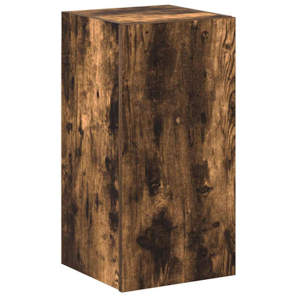 4-tlg. TV-Schrank-Set Räuchereiche Holzwerkstoff