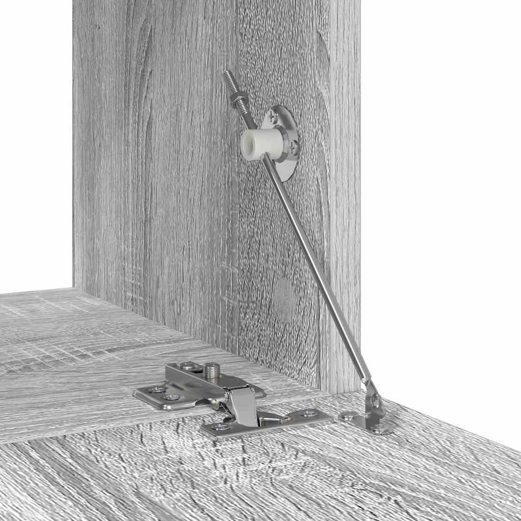 4-tlg. TV-Schrank-Set Grau Sonoma Holzwerkstoff