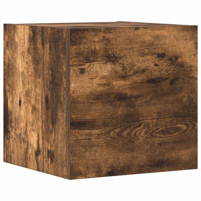 4-tlg. TV-Schrank-Set Räuchereiche Holzwerkstoff