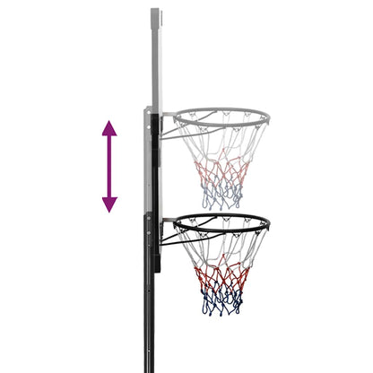 Basketballständer Transparent 235-305 cm Polycarbonat