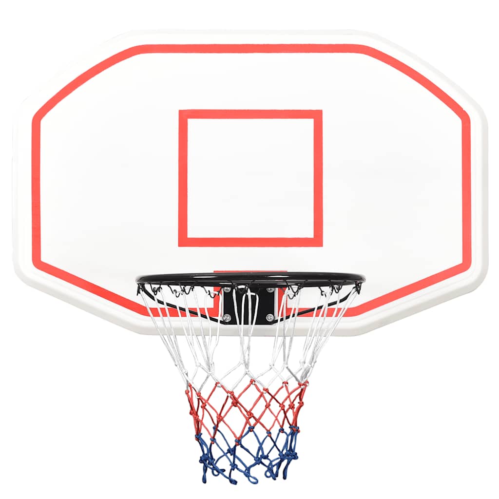 Basketballkorb Weiß 109x71x3 cm Polyethylen