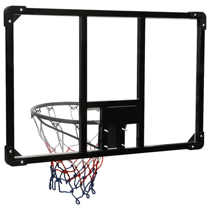 Basketballkorb Transparent 90x60x2,5 cm Polycarbonat