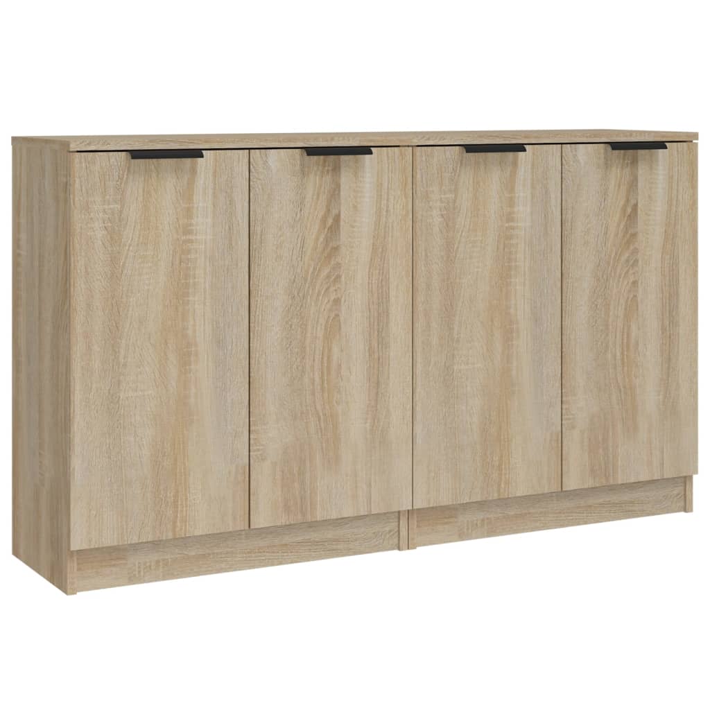 Sideboards 2 Stk. Sonoma Eiche 60x30x70 cm Holzwerkstoff