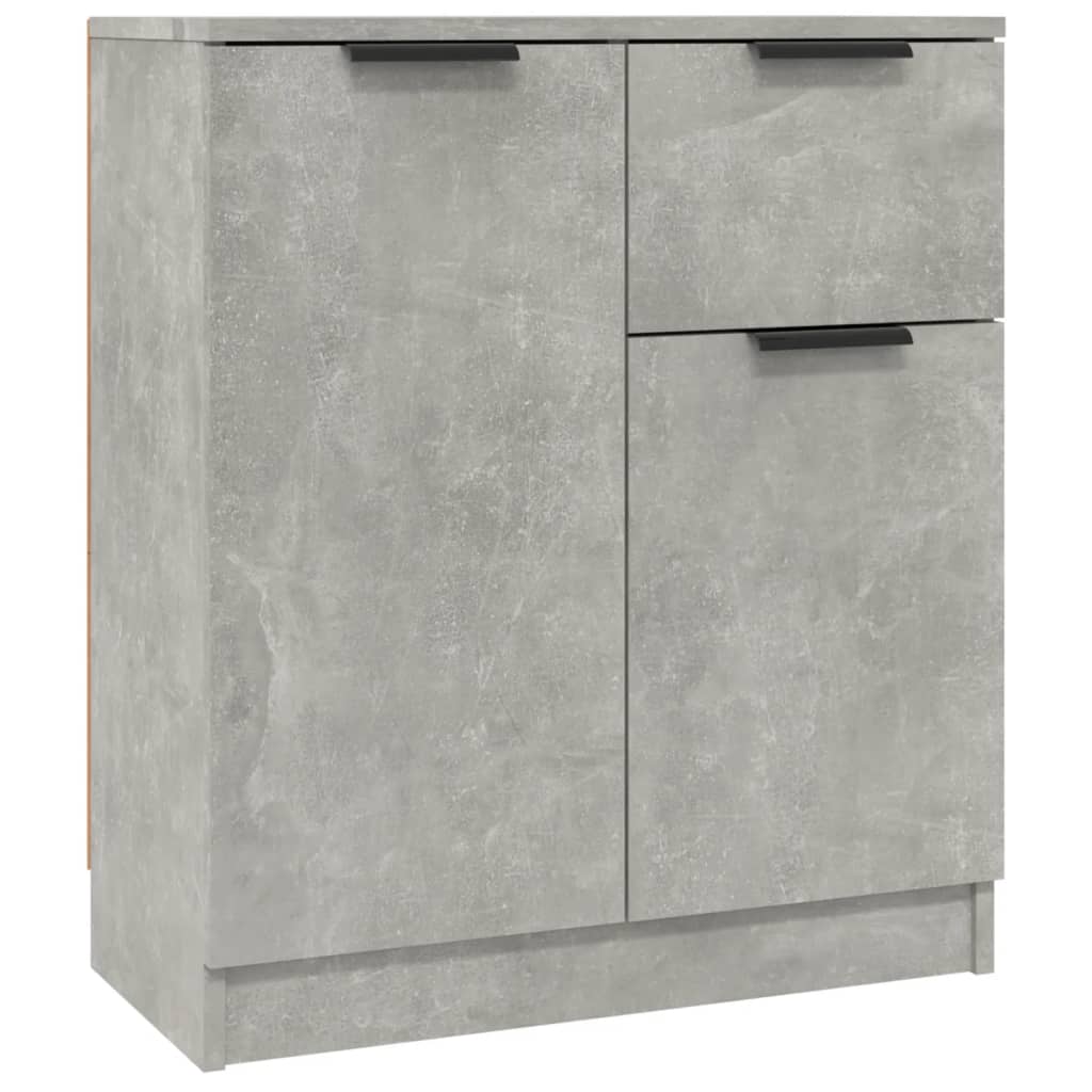 Sideboards 2 Stk. Betongrau 60x30x70 cm Holzwerkstoff