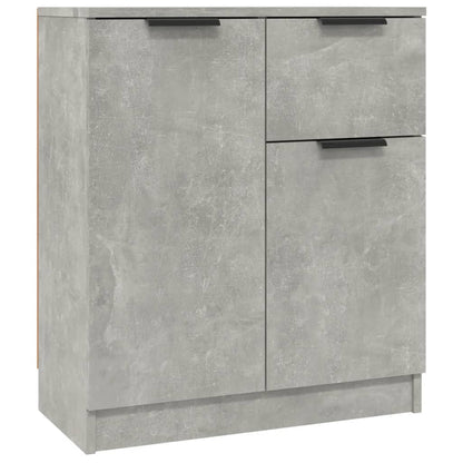 Sideboards 2 Stk. Betongrau 60x30x70 cm Holzwerkstoff