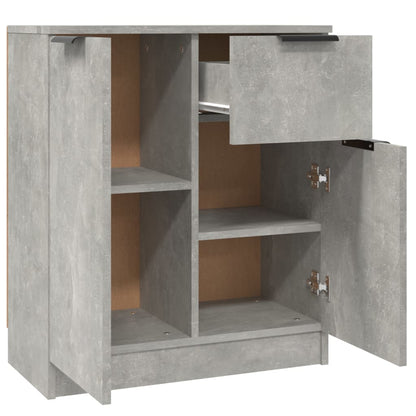 Sideboards 2 Stk. Betongrau 60x30x70 cm Holzwerkstoff