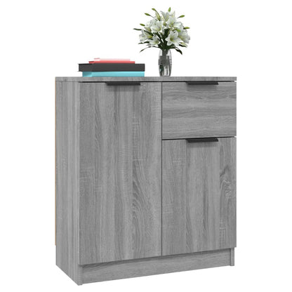 Sideboards 2 Stk. Grau Sonoma 60x30x70 cm Holzwerkstoff