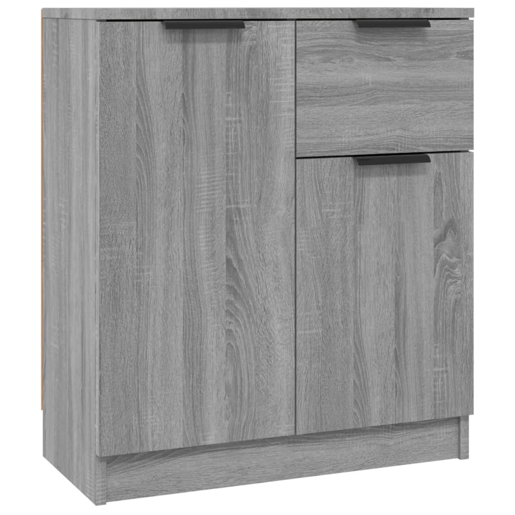 Sideboards 2 Stk. Grau Sonoma 60x30x70 cm Holzwerkstoff