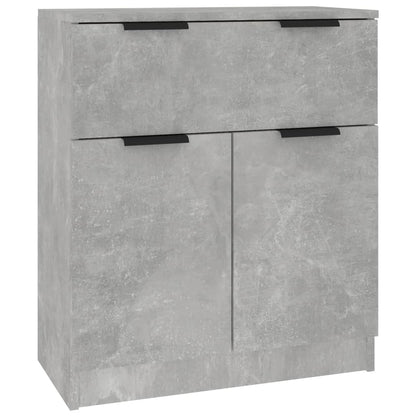 Sideboards 3 Stk. Betongrau Holzwerkstoff