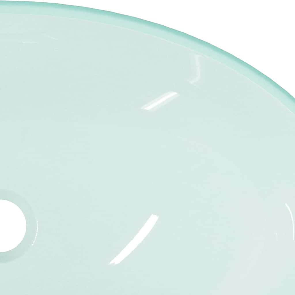 Waschbecken Hartglas 54,5x35x15,5 cm Matt