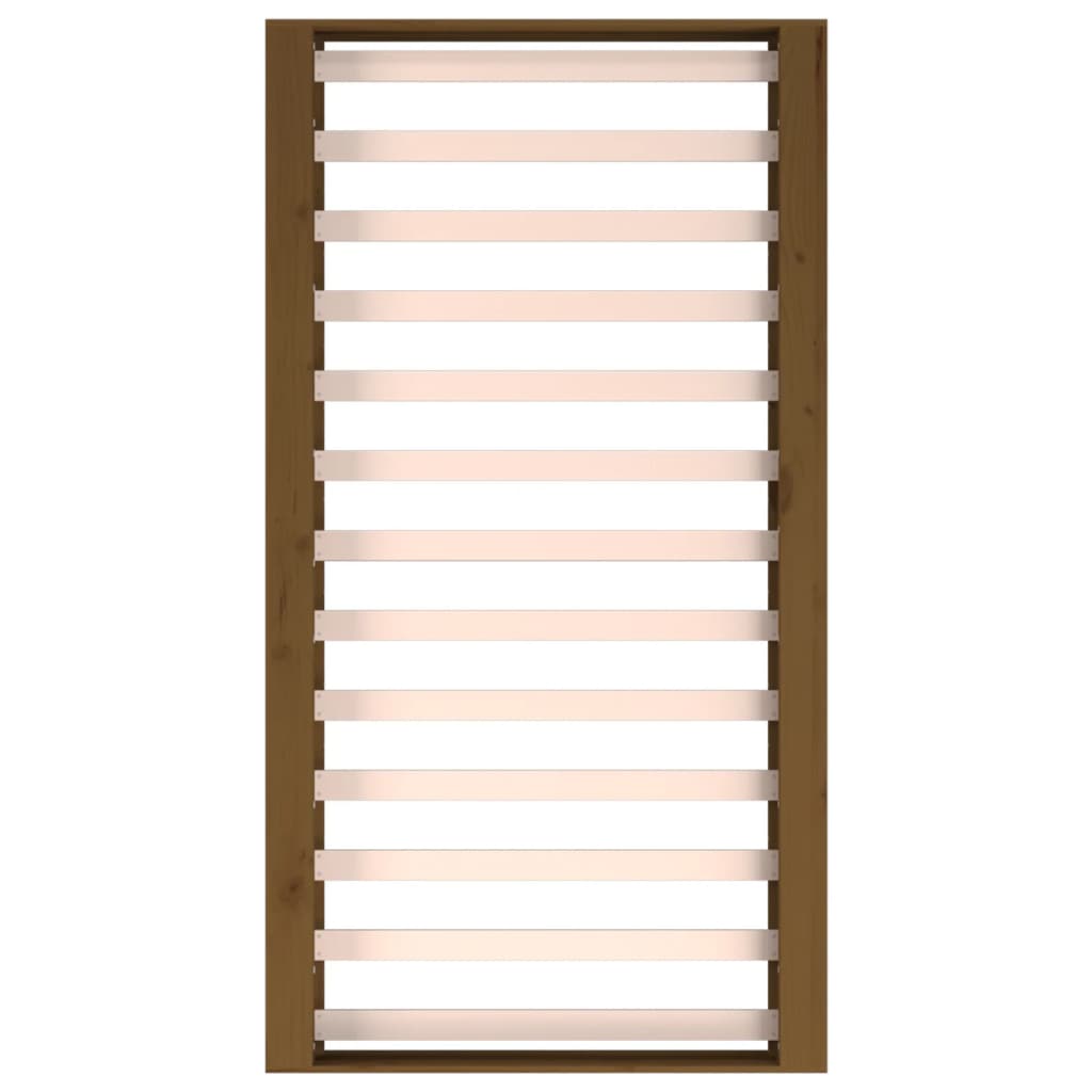 Massivholzbett Honigbraun 75x190 cm