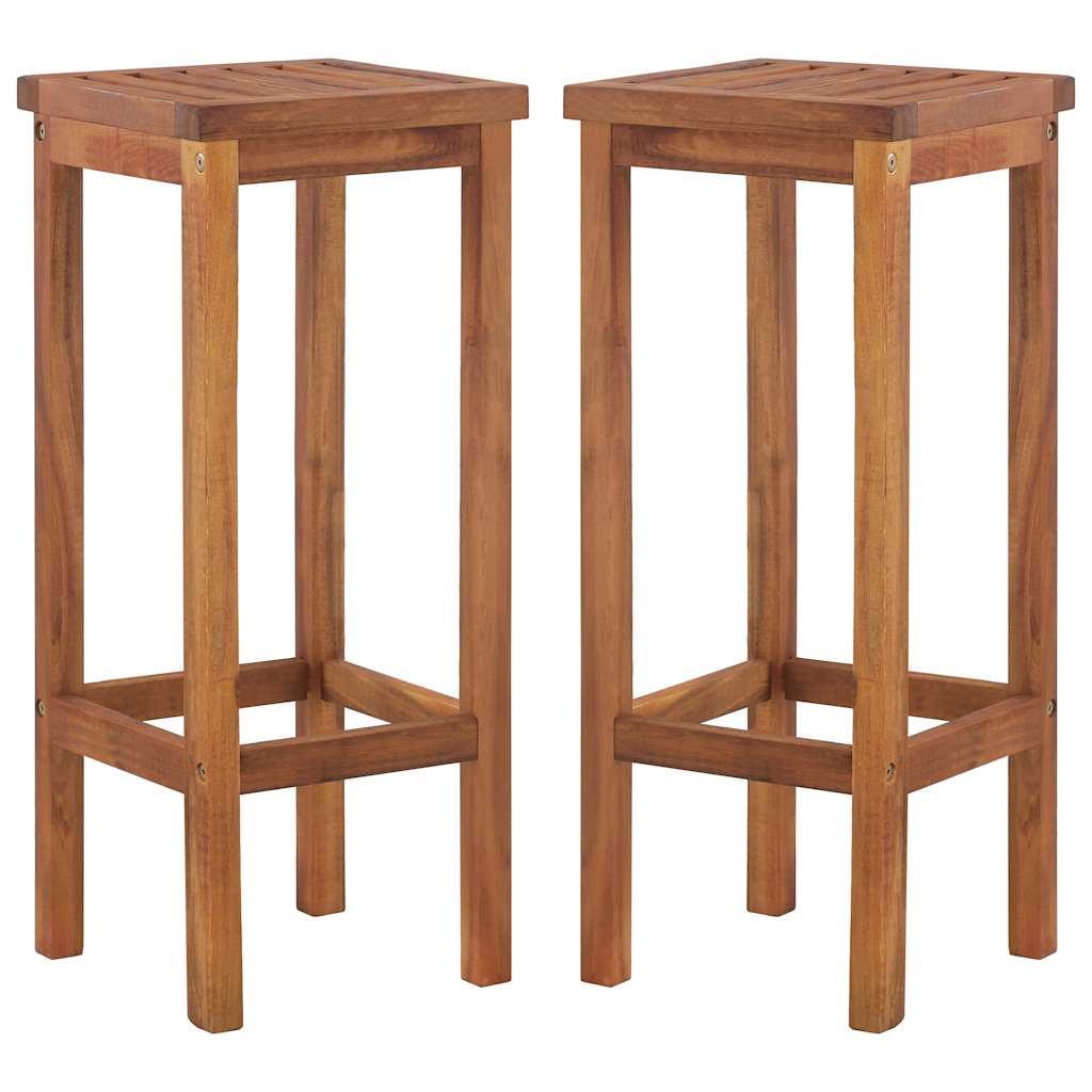 7-tlg. Gartenbar-Set Massivholz Akazie