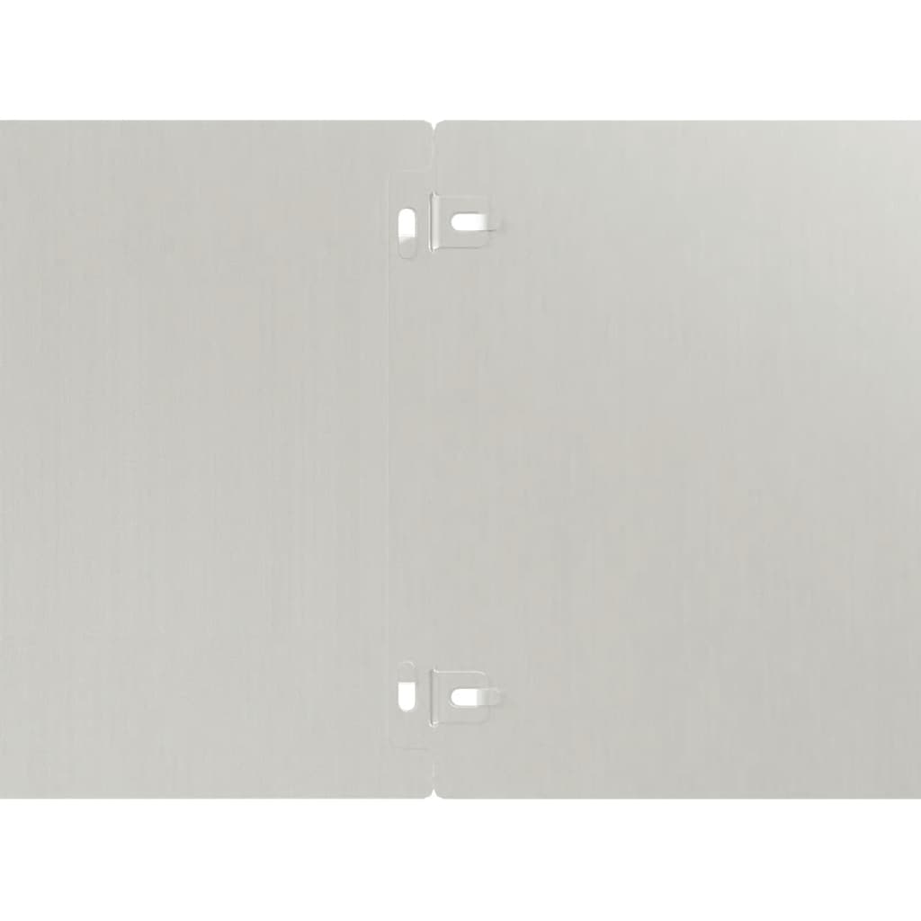 Rasenkanten 10 Stk. 20x103 cm Flexibel Cortenstahl