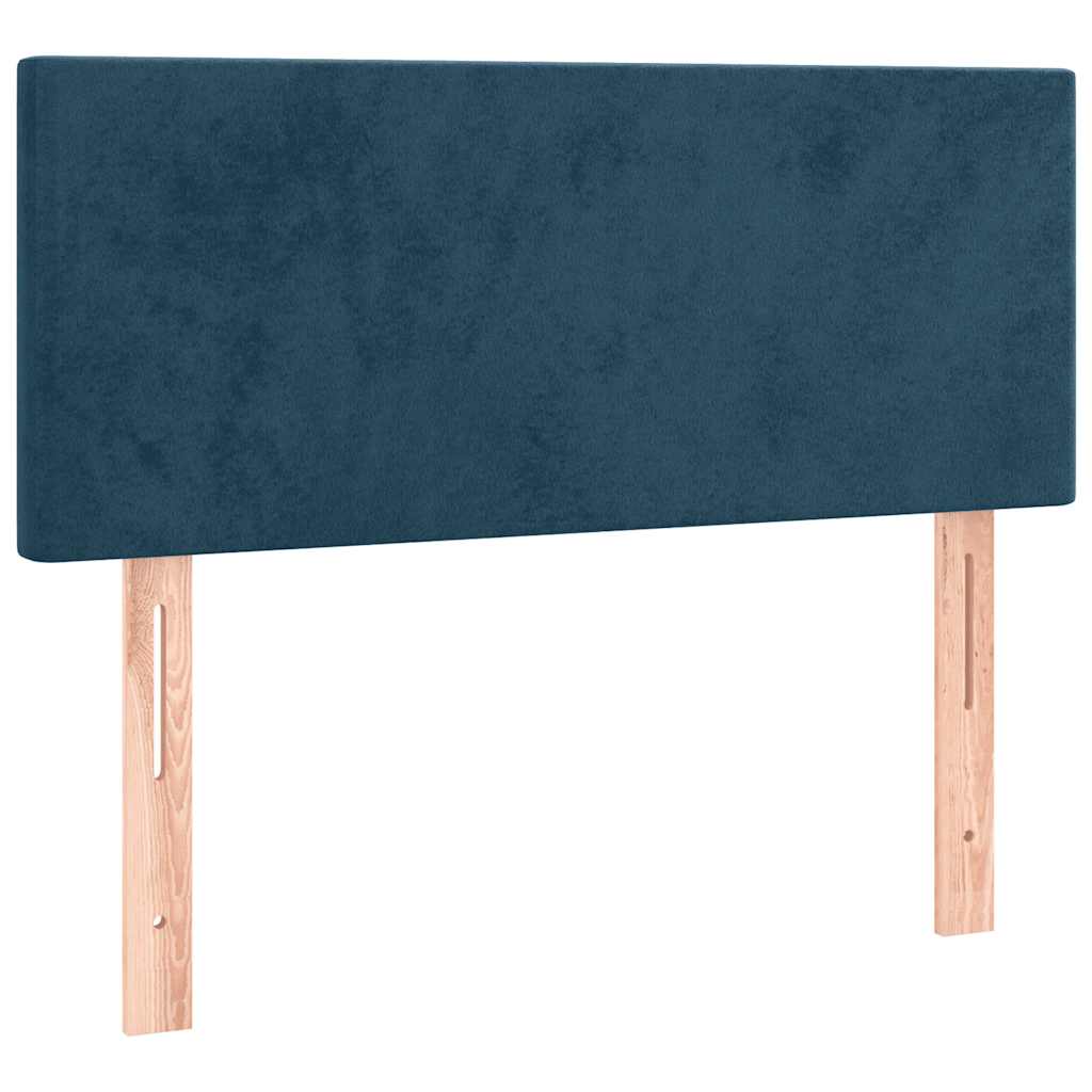 Kopfteil Dunkelblau 80x5x78/88 cm Samt