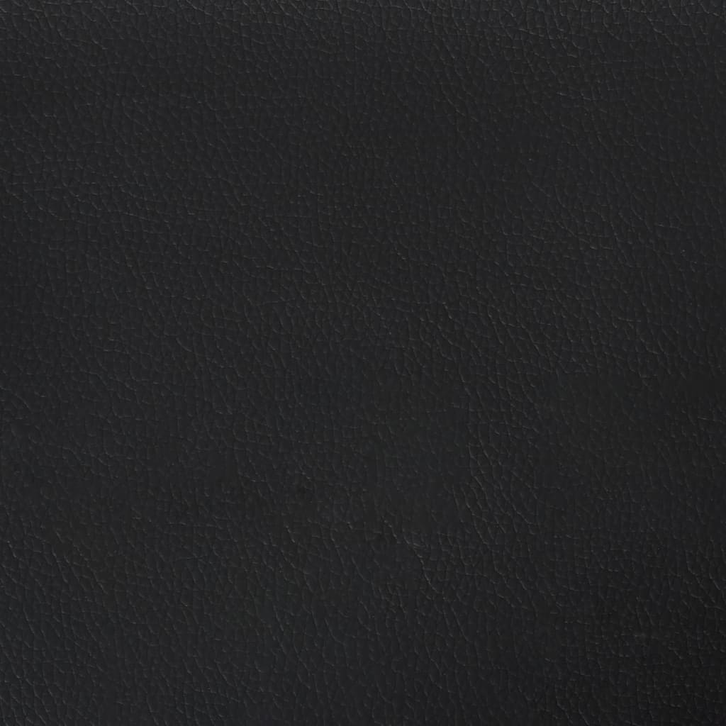 Kopfteile 2 Stk. Schwarz 72x5x78/88 cm Kunstleder