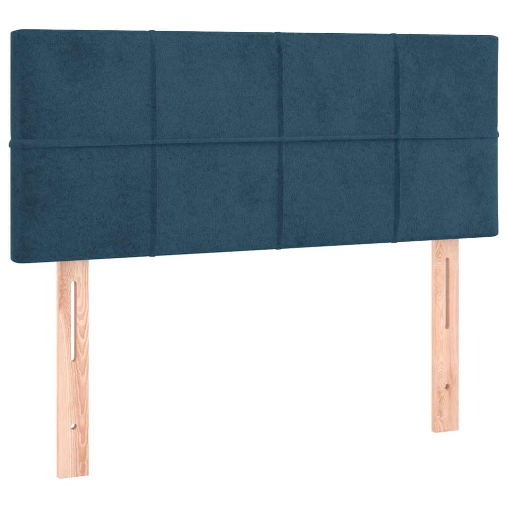 Kopfteil Dunkelblau 90x5x78/88 cm Samt