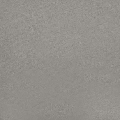 Kopfteile 2 Stk. Hellgrau 72x5x78/88 cm Samt