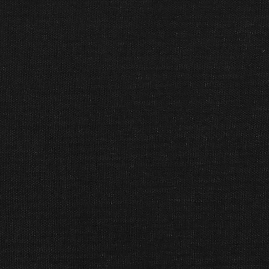 Kopfteile 2 Stk. Schwarz 80x7x78/88 cm Stoff