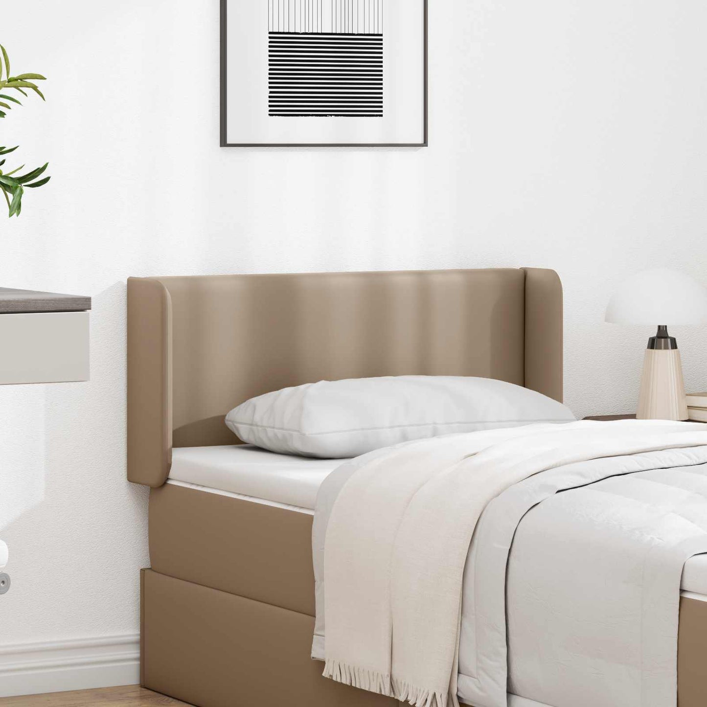 Kopfteil Ohr Braun 40,5 x 40,5 x 4 cm PVC