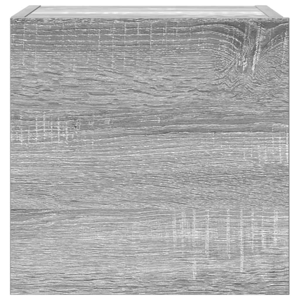 3-tlg. TV-Schrank-Set Grau Sonoma Holzwerkstoff