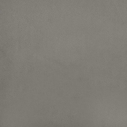 Taschenfederkernmatratze Mittel Hellgrau 100x200x20 cm Samt