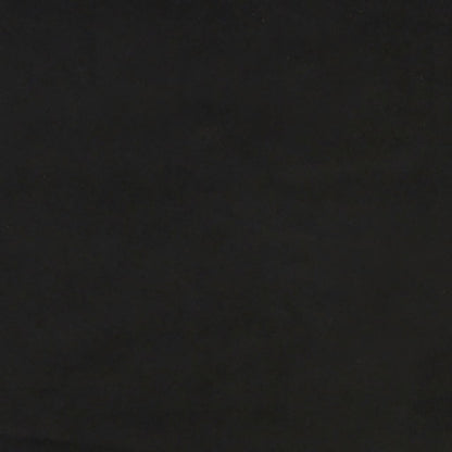 Taschenfederkernmatratze Mittel Schwarz 120x200x20 cm Samt