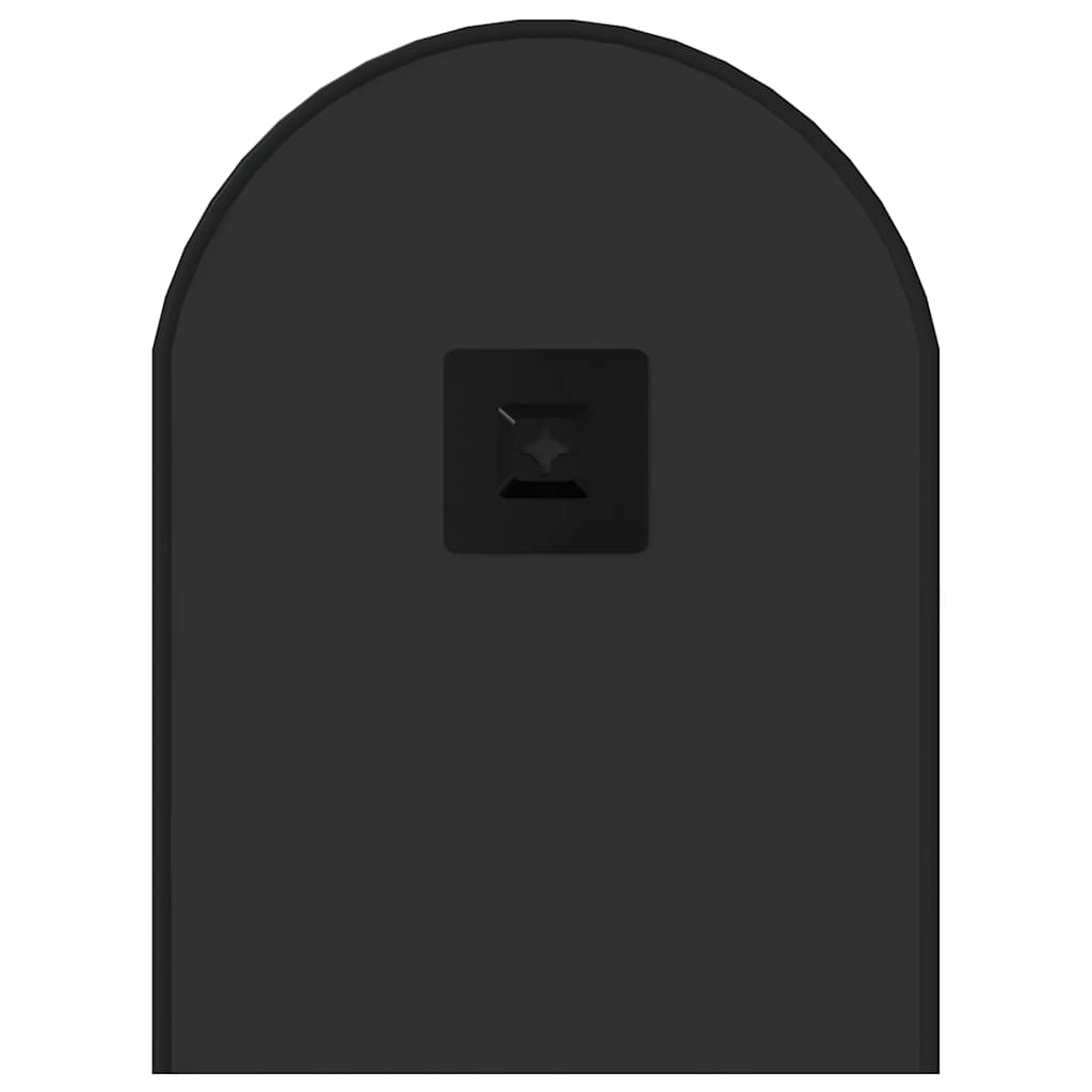 Wandspiegel Schwarz 60x25 cm Oval