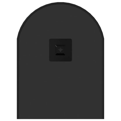 Wandspiegel Schwarz 60x25 cm Oval