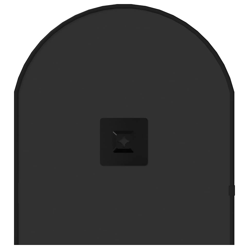 Wandspiegel Schwarz 70x30 cm Oval