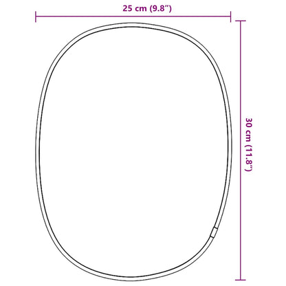 Wandspiegel Golden 30x25 cm