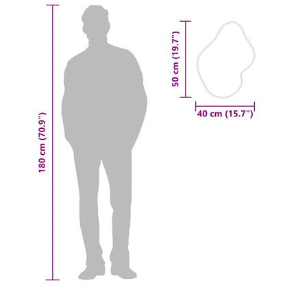 Wandspiegel Golden 50x40 cm