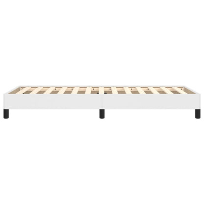 Bettgestell Weiß 90x200 cm Kunstleder