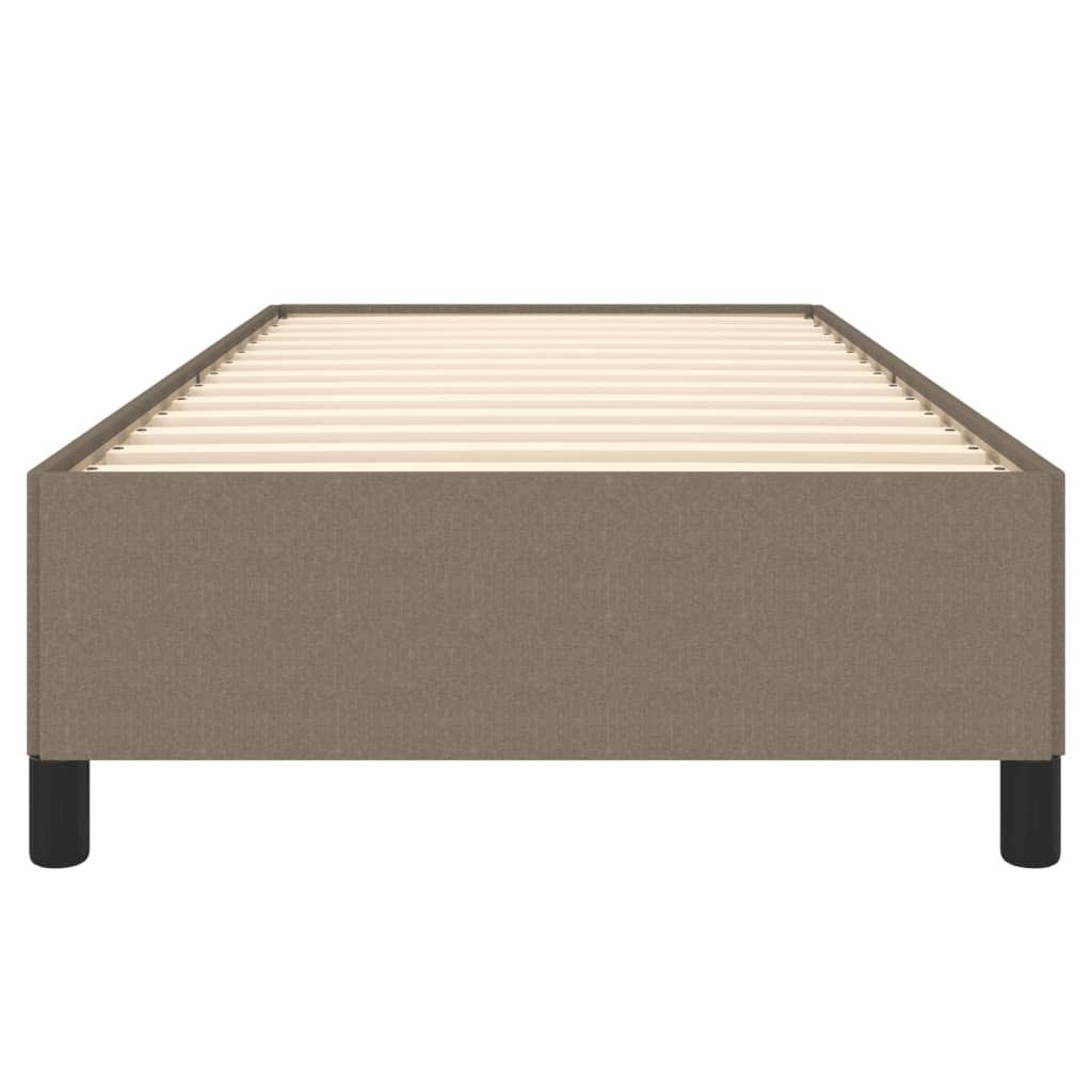 Bettgestell ohne Matratze Taupe 80x200 cm Stoff