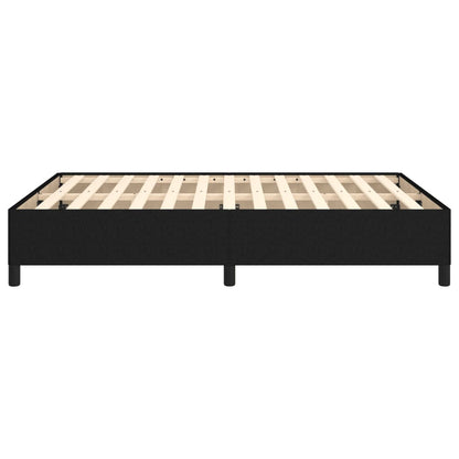 Bettgestell ohne Matratze Schwarz 140x200 cm Stoff