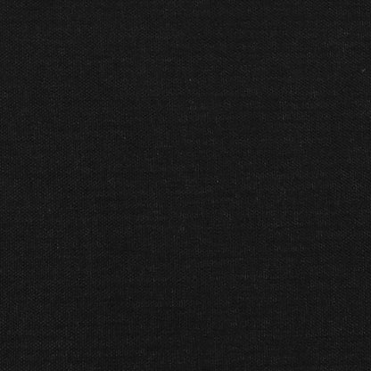 Bettgestell mit Kopfteil ohne Matratze Schwarz 90x190 cm